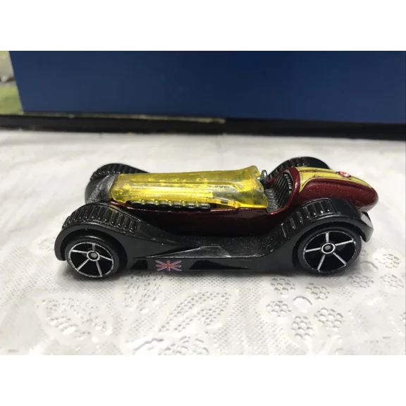 Hot Wheels 2 Car Lot Go Cart 1:64 Die Cast 1997 Release Malaysia Yellow / Purple