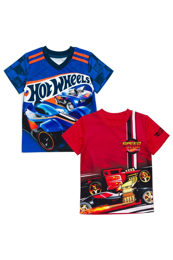 2 Pack Athletic T-Shirts Toddler to Big Kid