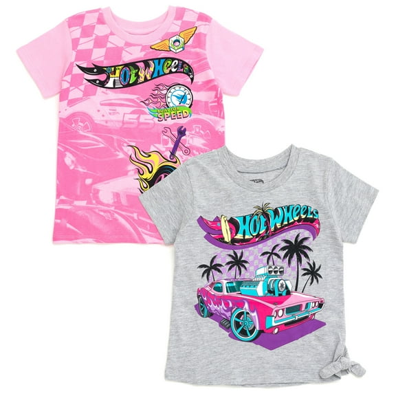 Hot Wheels 2 Pack T-Shirts Toddler to Big Kid