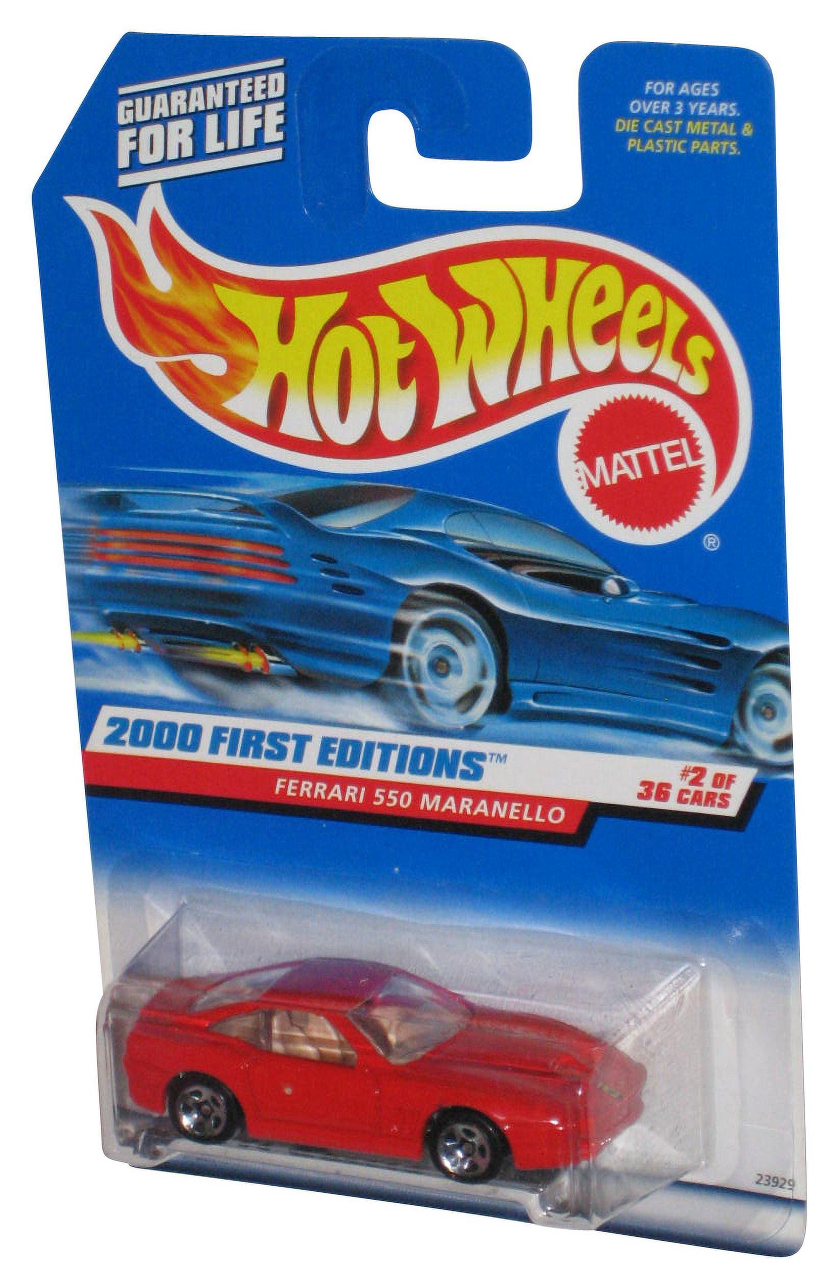 Hot Wheels 2000 First Editions 2/36 Red Ferrari 550 Maranello Toy
