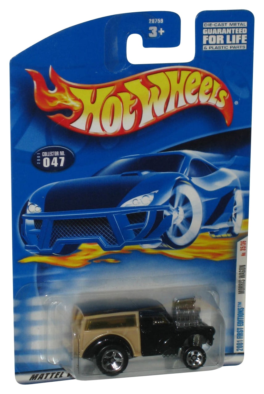 Hot Wheels 2001 Morris Wagon ミニカー Hot Wheels Morris Wagon Gasser White/Black HW Mail Short