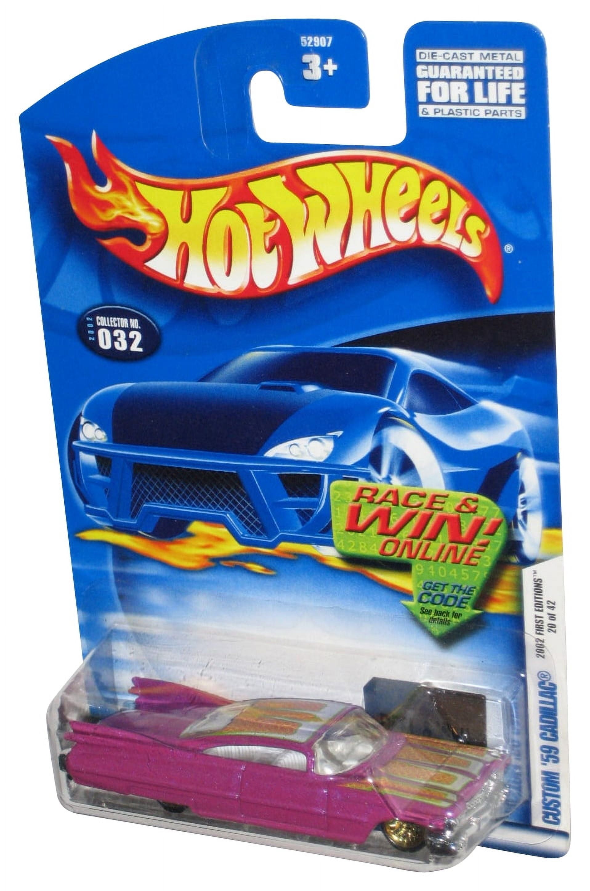 2002 100% hotwheels キャデラック Hot Wheels 2002 First Editions Custom '59 Cadillac Collector
