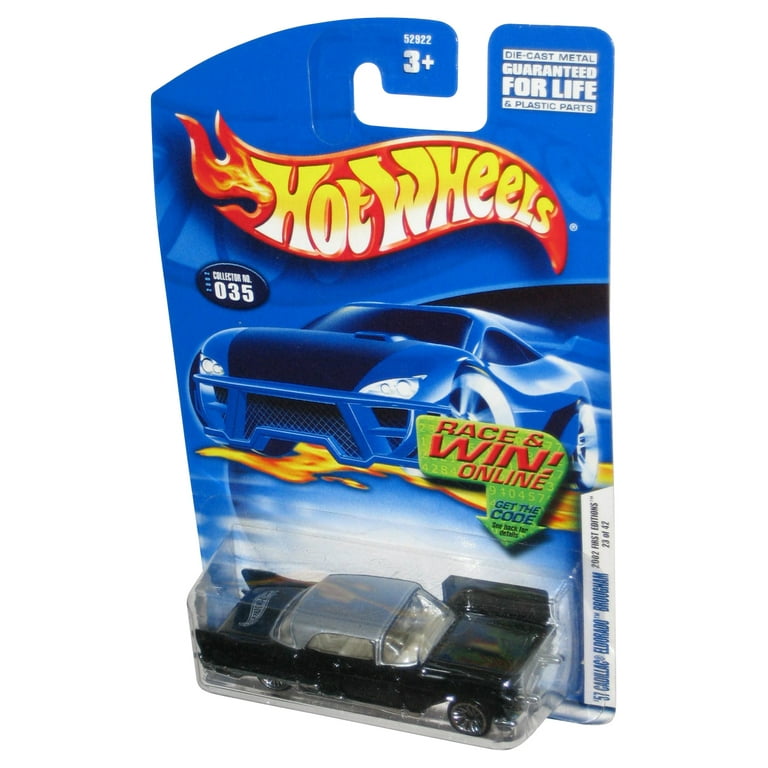 Hot Wheels 2002 First Editions 23/42 Black '57 Cadillac Eldorado