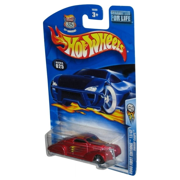 Hot Wheels 2003 First Editions 13/42 Red Swoope Coupe Toy Car #025
