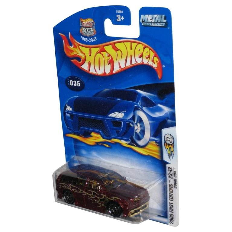 Hot Wheels 2003 First Editions 23/42 Red Boom Box Toy Car #035