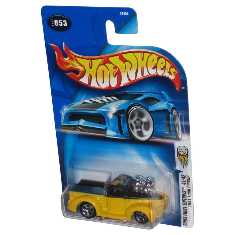 Hot Wheels 2003 First Editions 41/42 Yellow 1941 Ford Pickup Toy