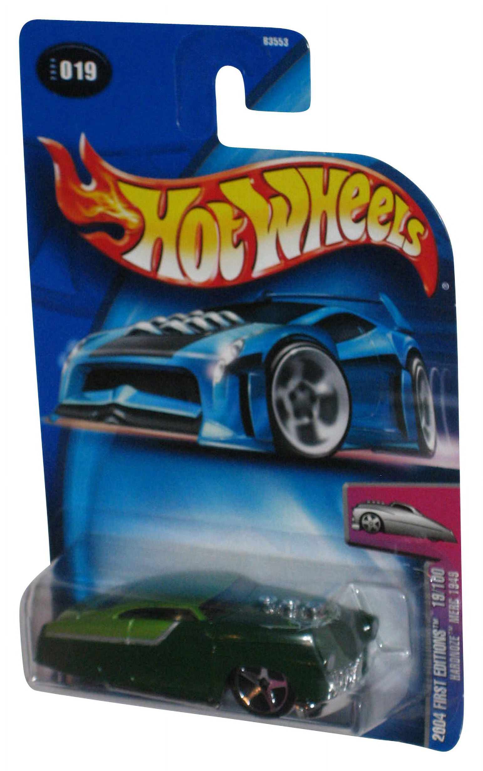 Hot Wheels 2004 First Editions 19/100 (2004) Green Hardnoze Merc 1949 ...