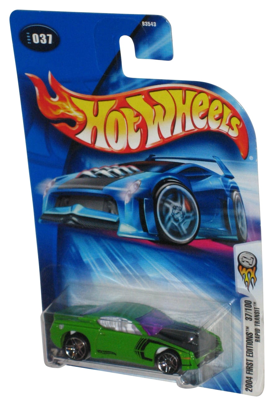 Hot Wheels 2004 First Editions 'Tooned Chevy S10 - 1:64 Scale Die Cast Car, Green, 89/100