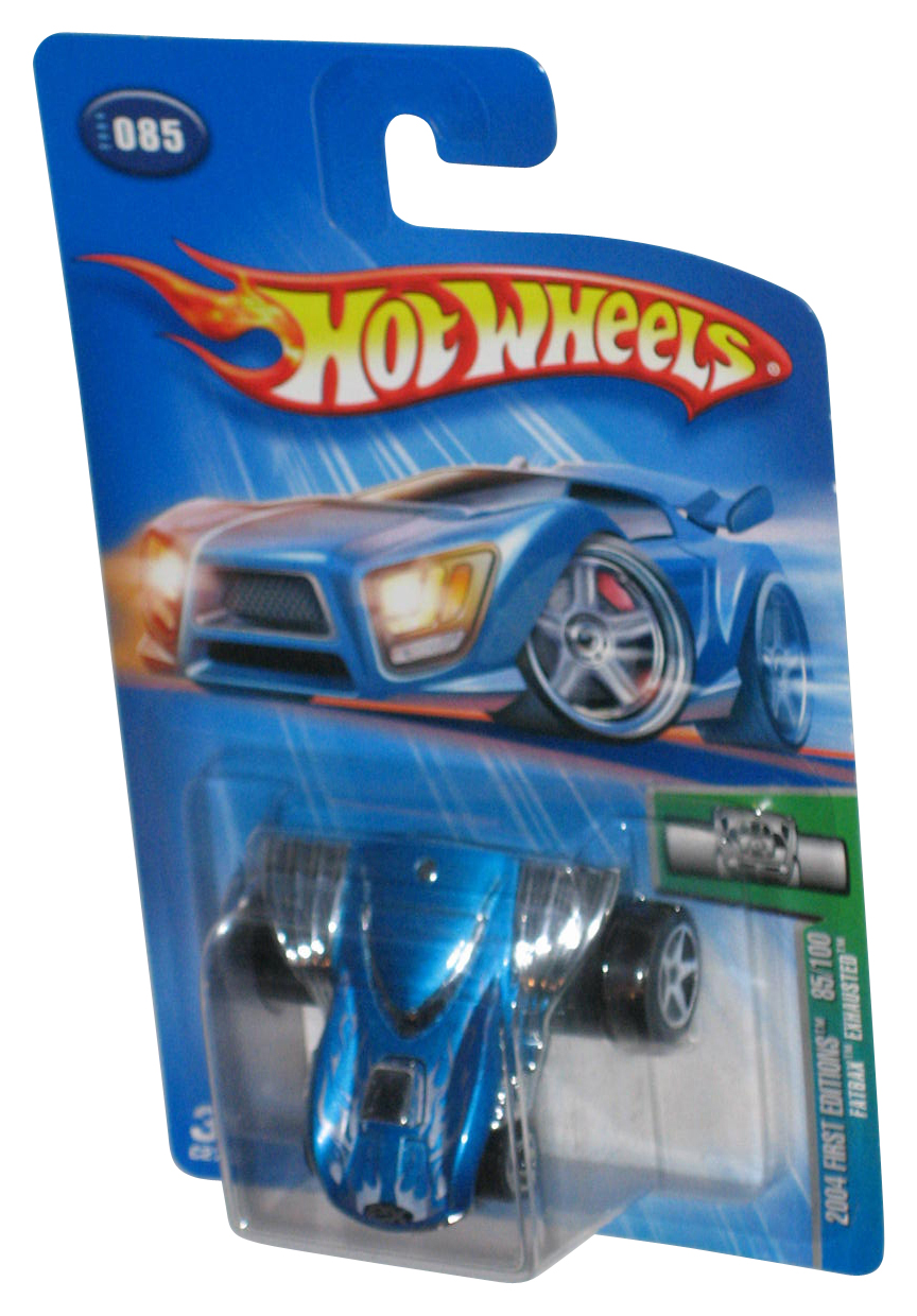 Hot Wheels 2004 First Editions 85/100 Fatbax Exhausted Blue Toy Car ...