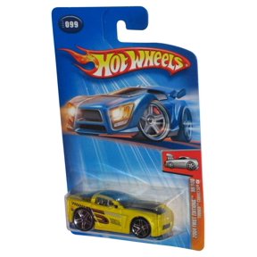 Hot Wheels 2004 First Editions 99/100 Yellow Tooned Corvette C6 Toy Car #099