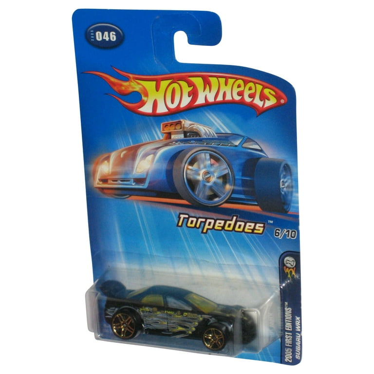 Hot Wheels 2005 First Editions Subaru WRX (2005) Black Torpedoes
