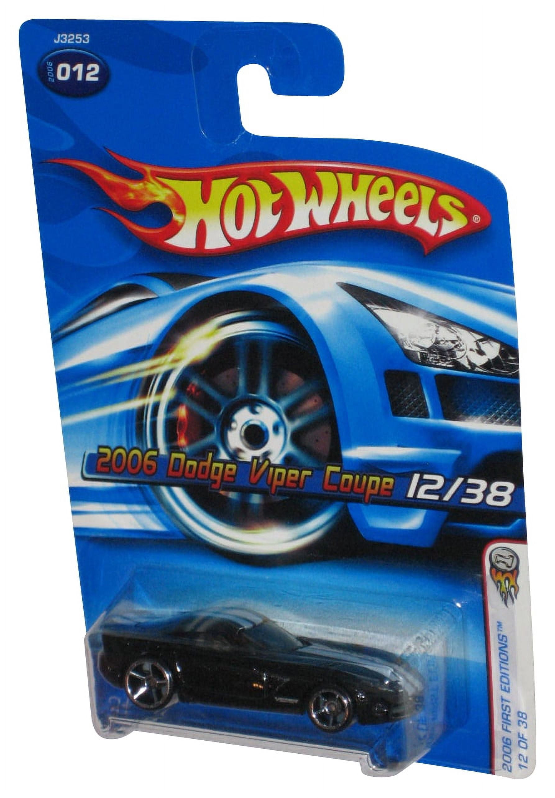 Hot Wheels 2006 First Editions 12/38 Black Dodge Viper Coupe