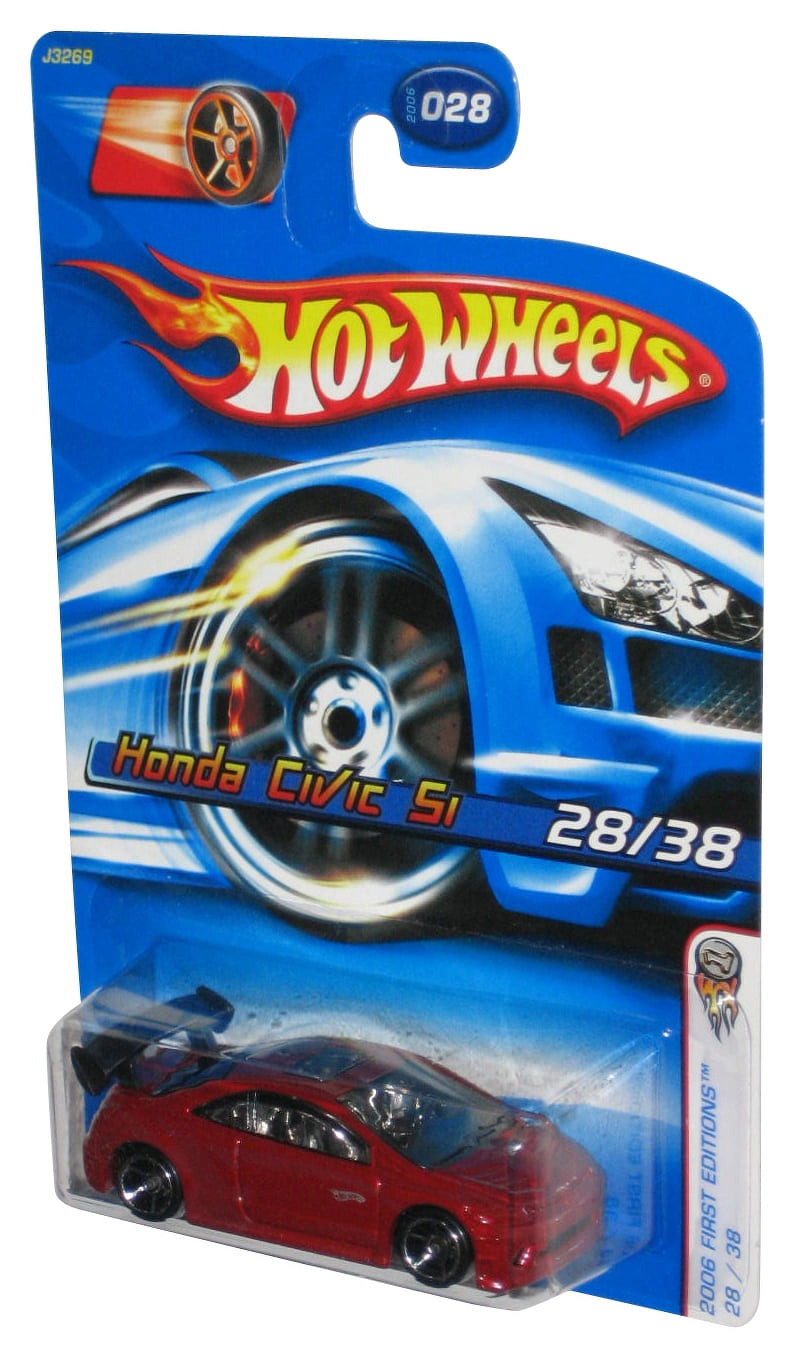 Hot Wheels 2006 First Editions 28/38 Red Honda Civic Si Car