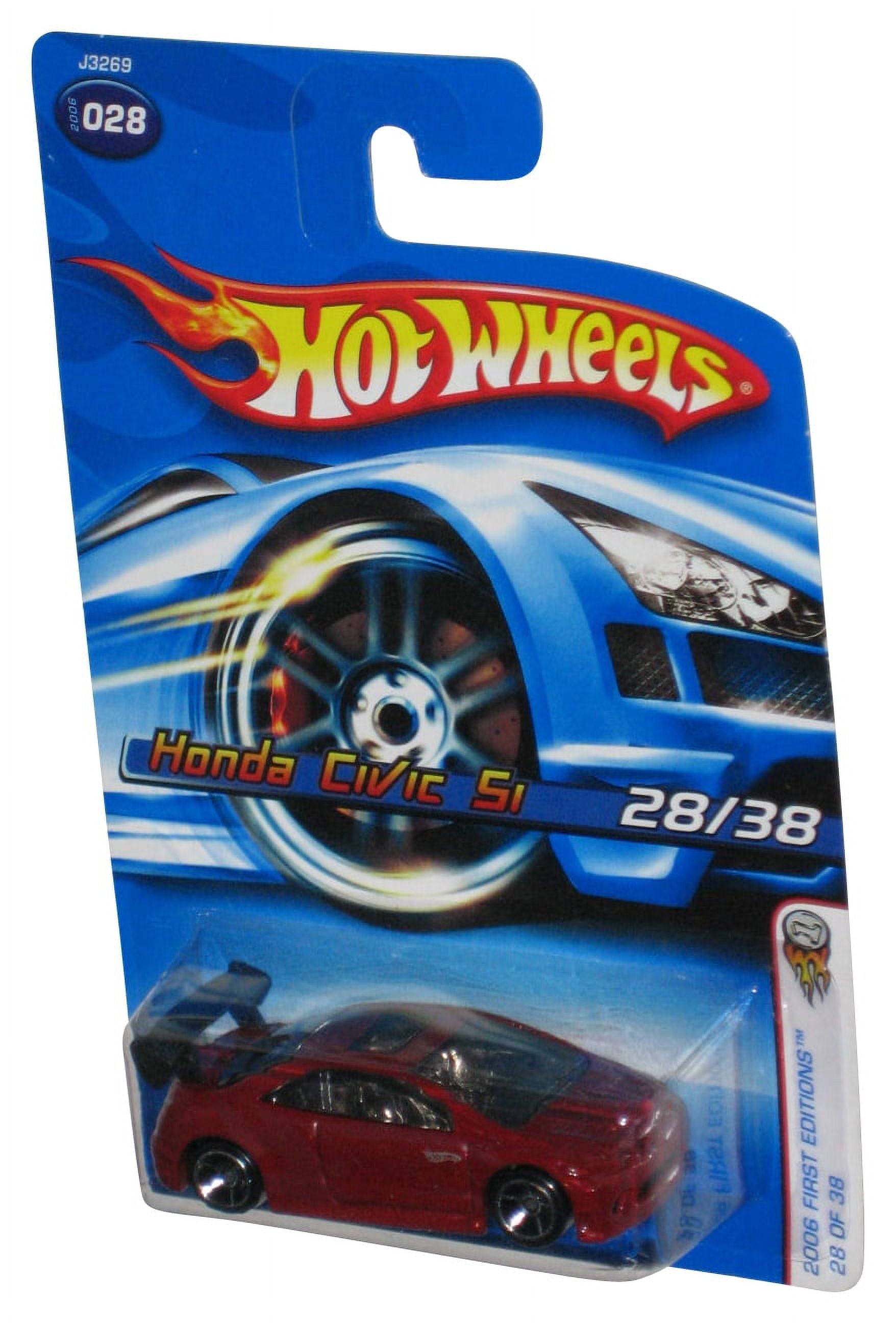 Hot Wheels 2006 First Editions 28/38 Red Honda Civic Si Toy Car
