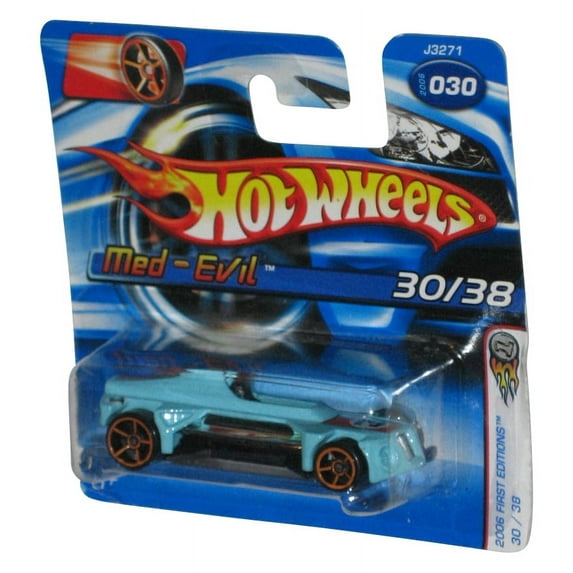 Hot Wheels 2006 First Editions 30/38 Aqua Blue Toy Car #030 - (Short Card)