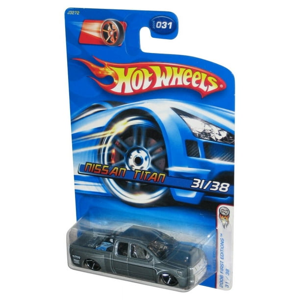 Hot Wheels 2006 First Editions 31/38 Silver Nissan Titan Truck