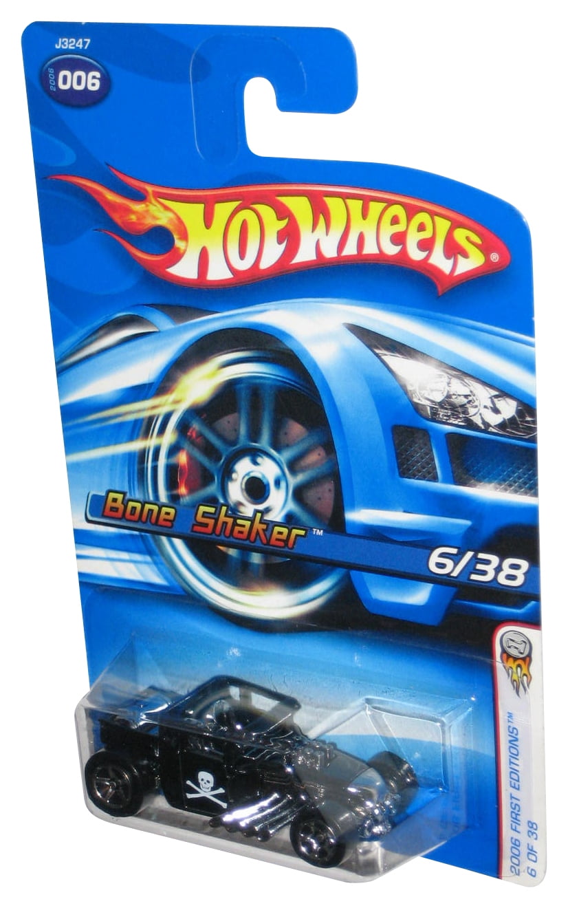 Hot Wheels 2006 First Editions 6/38 (2006) Black Bone Shaker