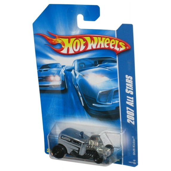 Hot Wheels 2007 All Stars Grey Shift Kicker Toy Car 141/180