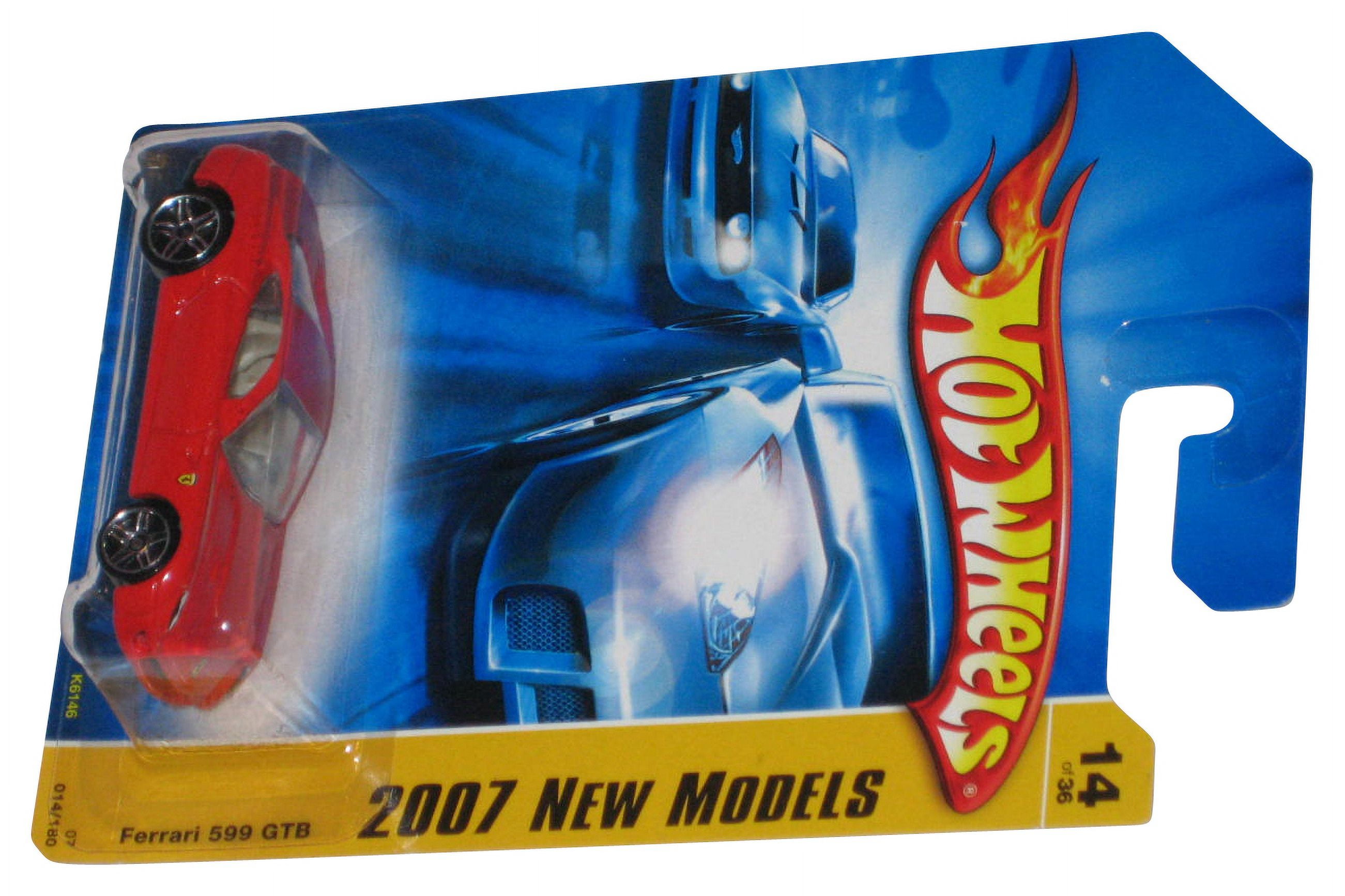 Hot Wheels 2007 New Models 14 36 Red Ferrari 599 GTB Toy Car 14 180 Walmart