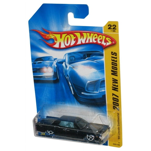 Hot Wheels 2007 New Models 22/36 (2006) Blue '64 Lincoln Continental Toy Car 22/180