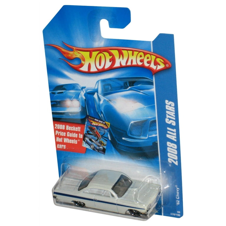 Hot Wheels 2008 All Stars (2007) White '62 Chevy Toy Car 076/196