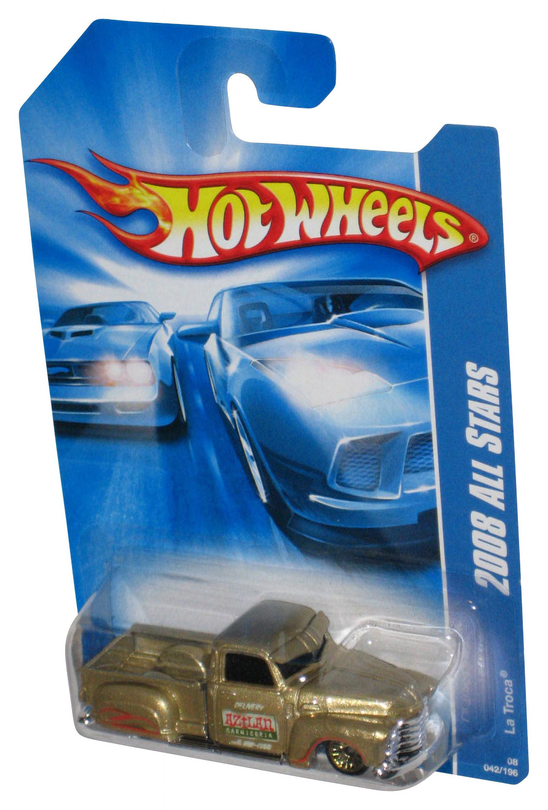Hot Wheels 2008 All Stars Gold La Troca Toy Truck 042/196