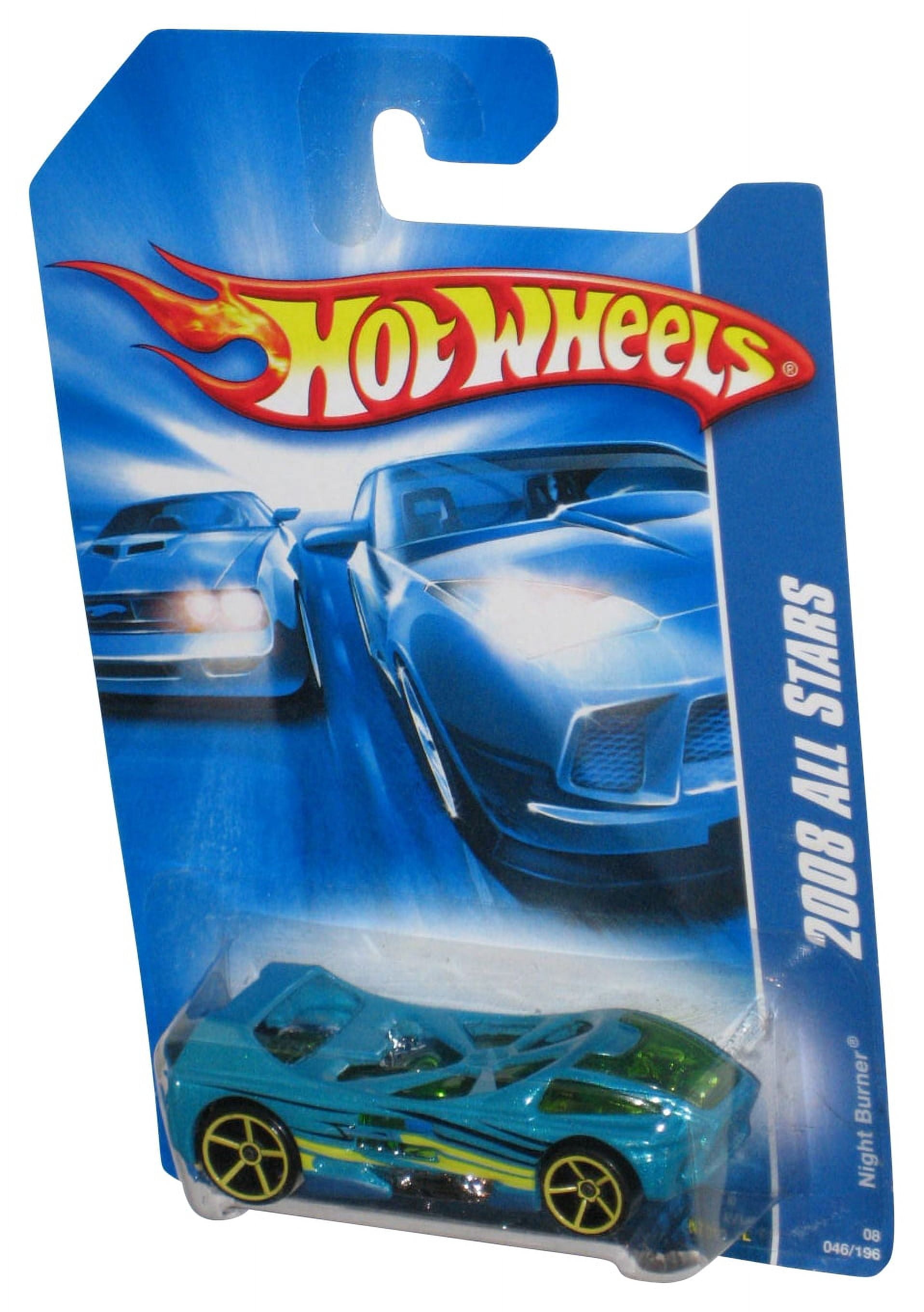 Hot Wheels 2008 All Stars Night Burner Blue Toy Car 046/196 
