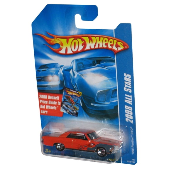 Hot Wheels 2008 All Stars Orange 1965 Pontiac GTO Toy Car 70/196
