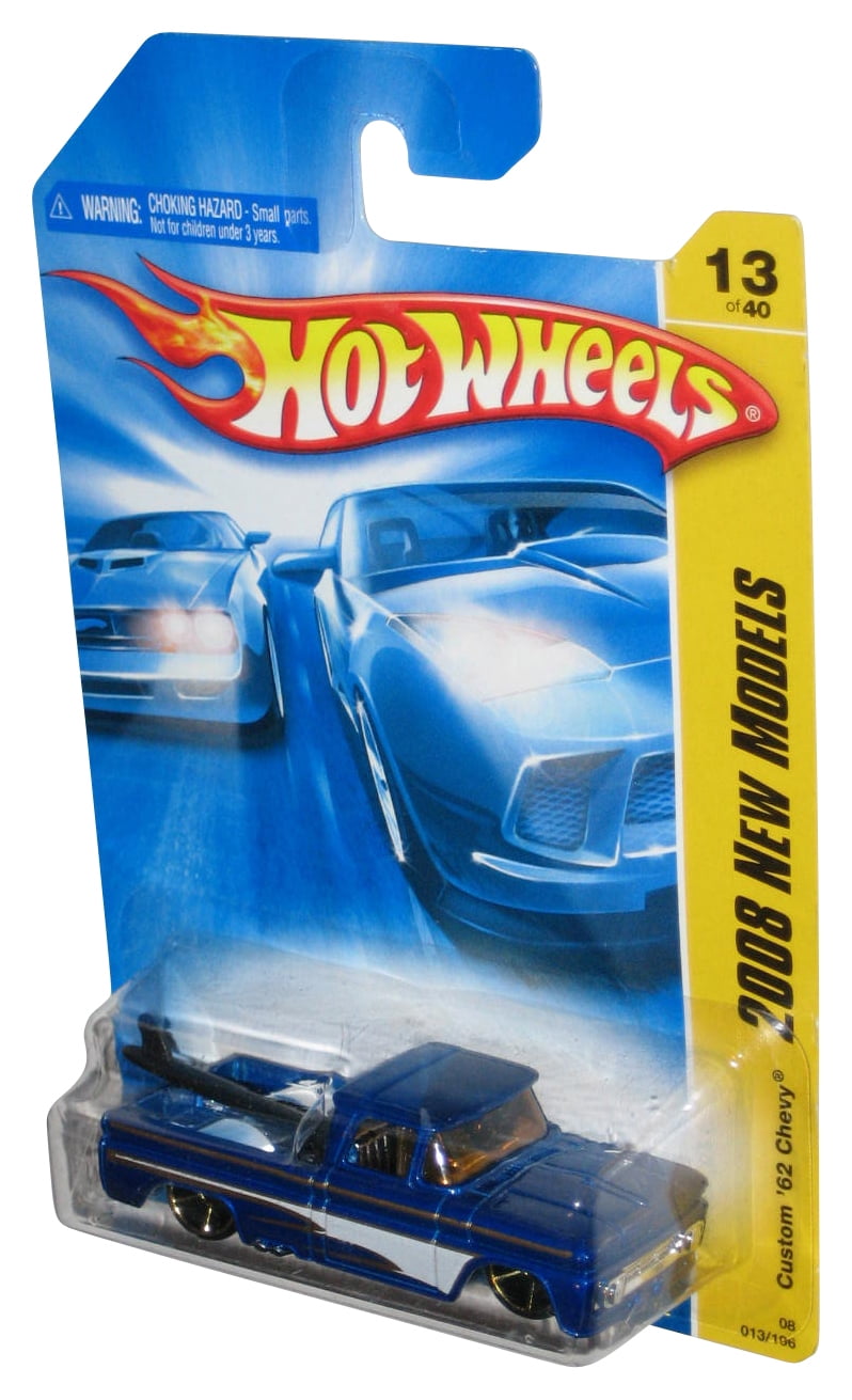 Hot Wheels 2008 New Models 13/40 Blue Custom '62 Chevy Toy