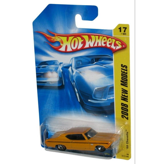 Hot Wheels 2008 New Models 17/40 Yellow '69 Chevelle Car 017/196