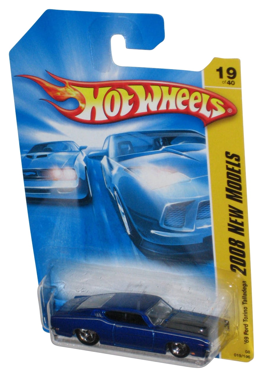 Hot Wheels 2008 New Models 19/40 Blue '69 Ford Torino Talladega