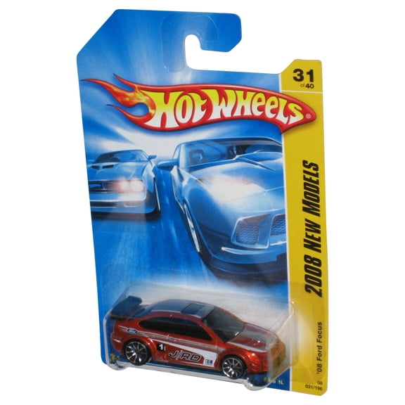 Hot Wheels 2008 New Models 31/40 Red '08 Ford Focus Car 031/196