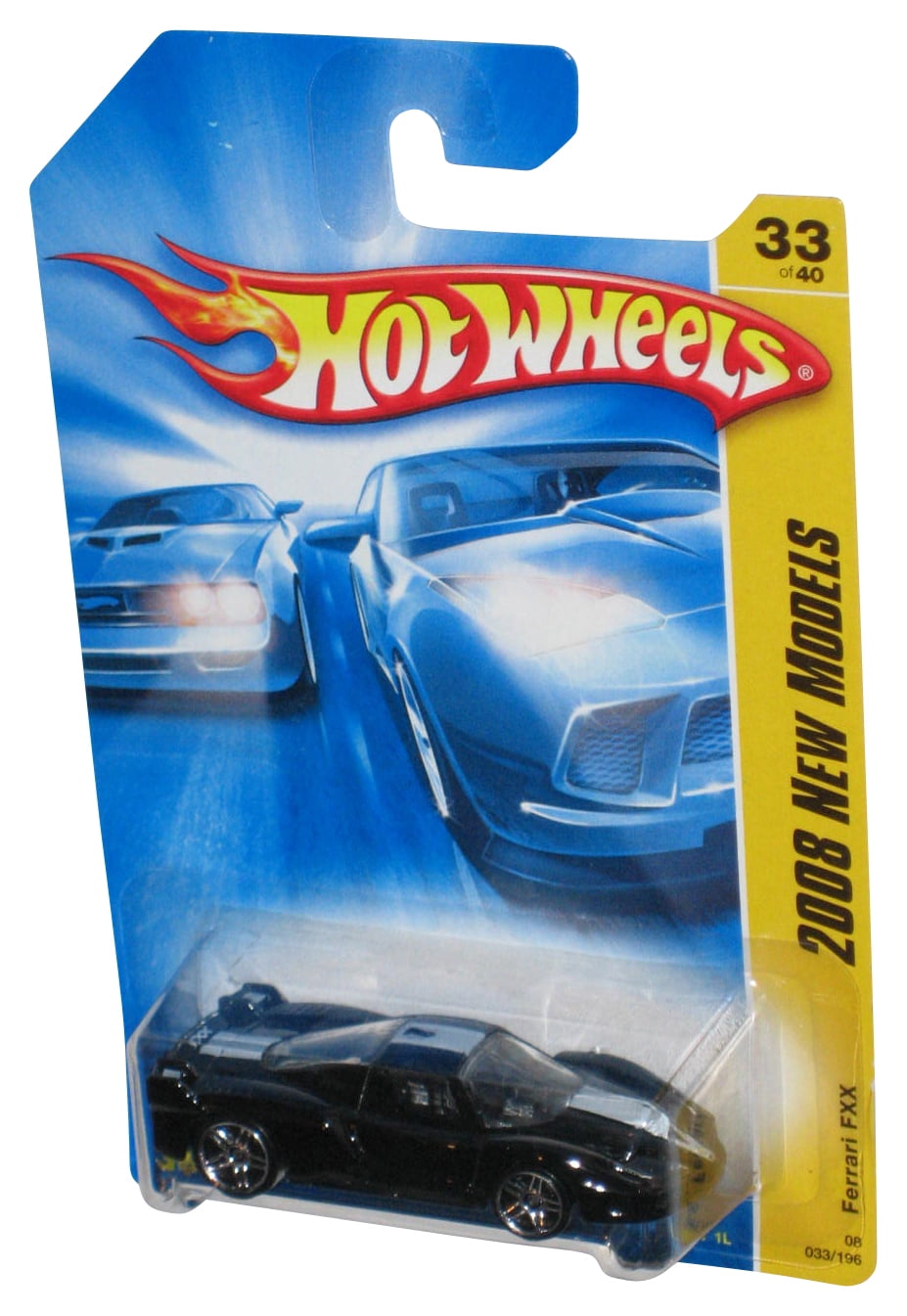 Hot Wheels 2008 New Models 33/40 Black Ferrari FXX Car 033