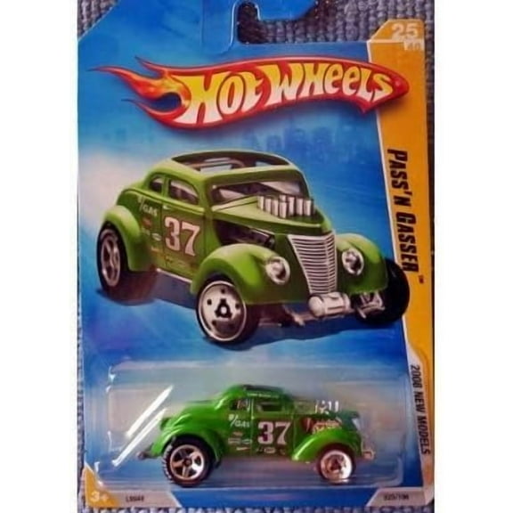 Hot Wheels 2008 New Models PASS 'N GASSER Green 25/40 1:64 Scale