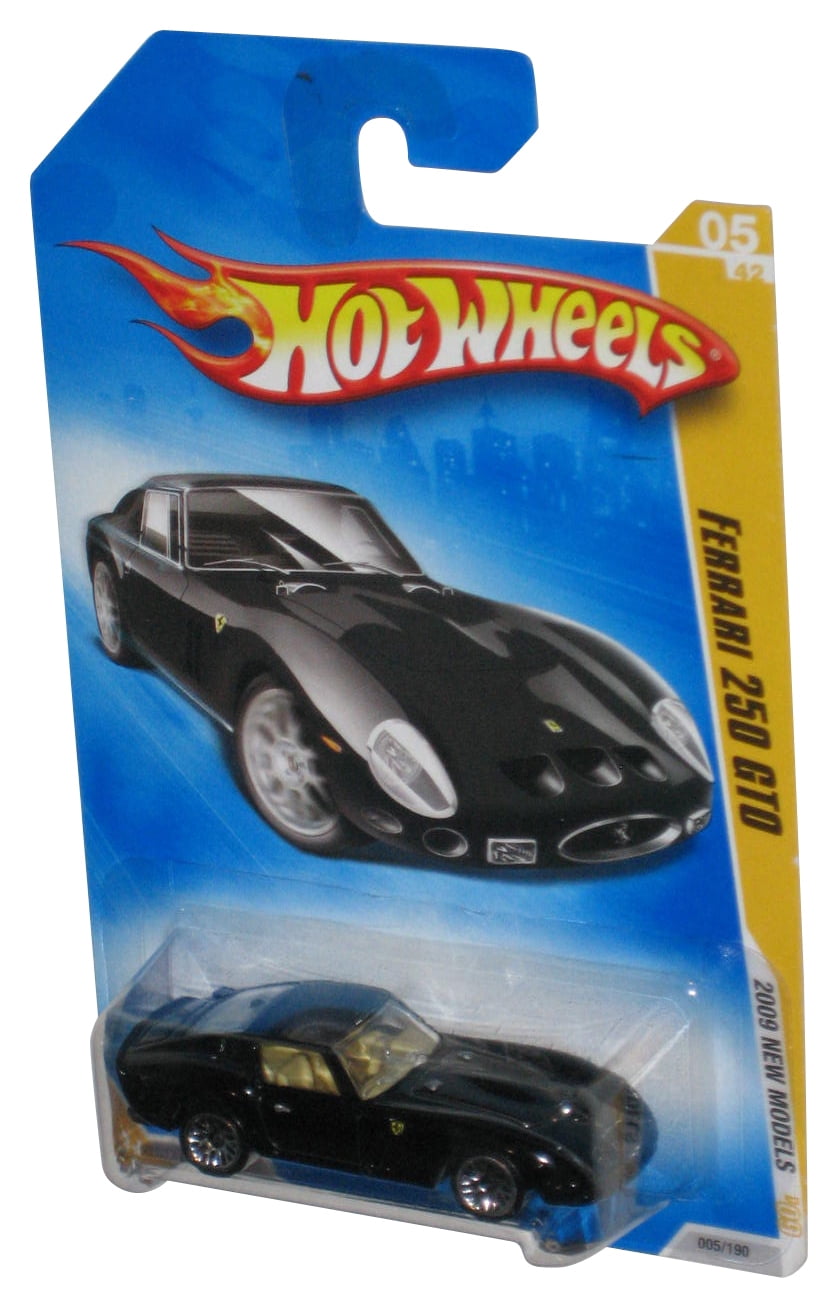 Hot Wheels 2009 New Models 05/42 Black Ferrari 250 GTO Toy Car 005