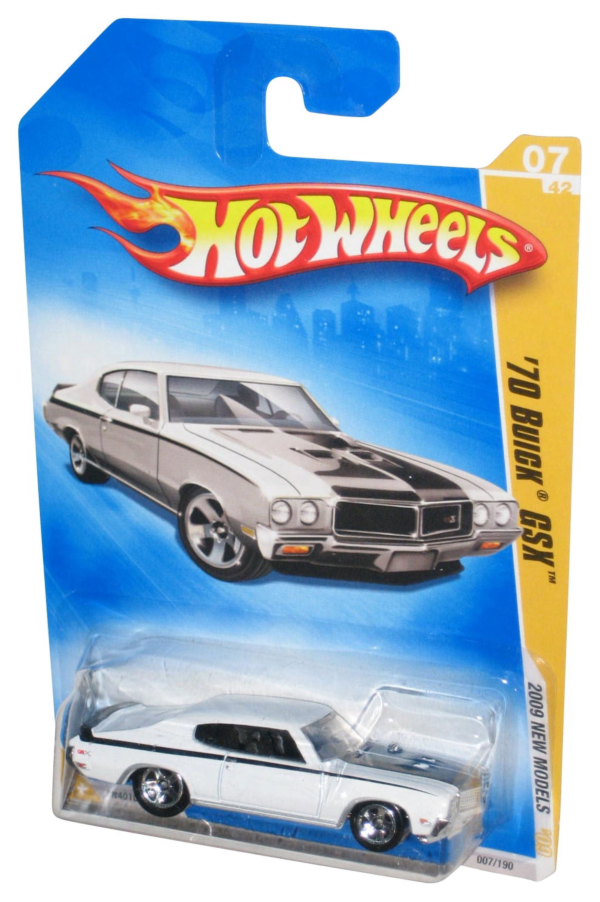Hot Wheels 2009 New Models 07/42 White '70 Buick GSX Car 007 Hot Wheels 2009 New Models 07/42 White '70 Buick GSX Car 007