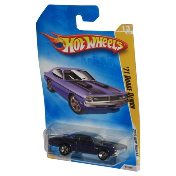Hot Wheels 2009 New Models Purple '71 Dodge Demon Toy Car 013/190
