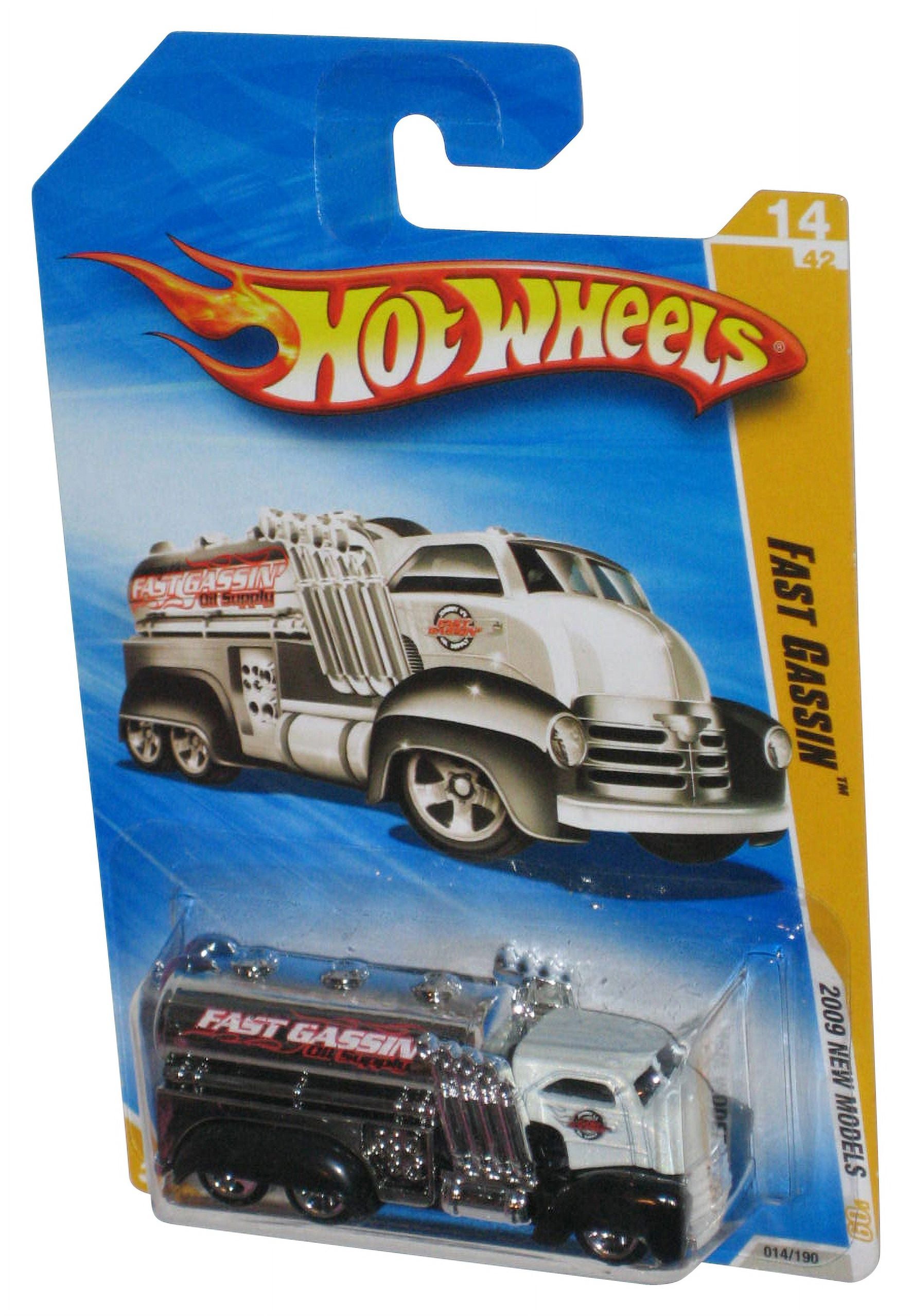 Hot Wheels 2009 New Models Silver & White Fast Gassin