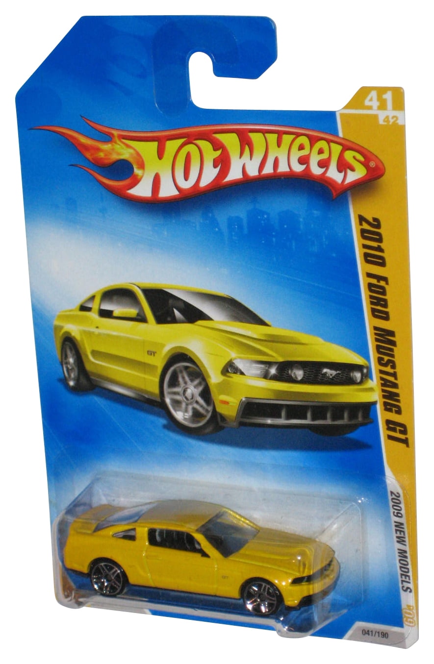 Hot Wheels 2009 New Models Yellow 2010 Ford Mustang GT