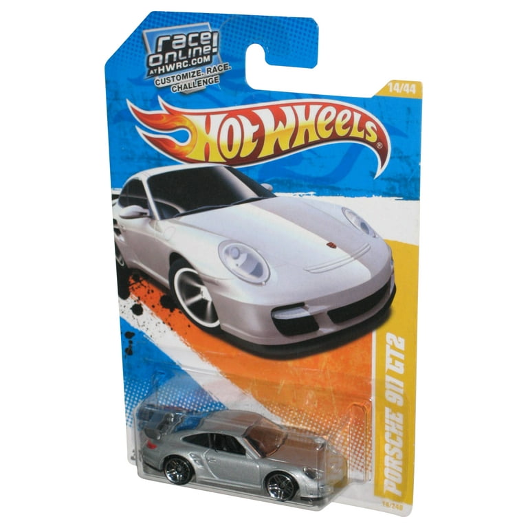 Hot Wheels 2010 New Models 14/44 Silver Porsche 911 GT2 Toy Hot Wheels 2010 New Models 14/44 Silver Porsche 911 GT2 Toy