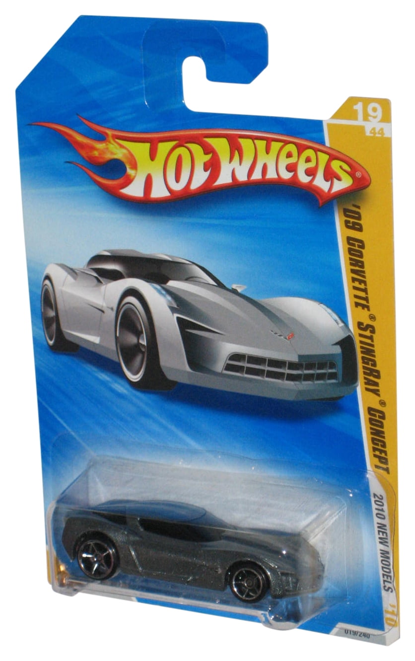 Hot Wheels 2010 New Models 19/44 Silver '09 Corvette