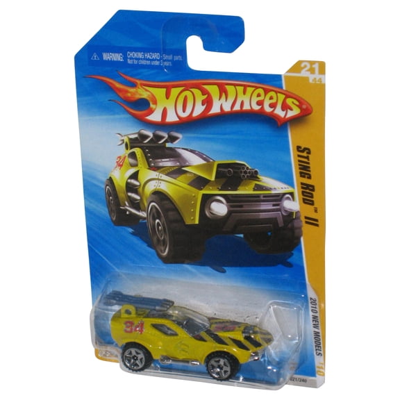Hot Wheels 2010 New Models 21/44 Yellow Sting Rod II Toy Car 021/240