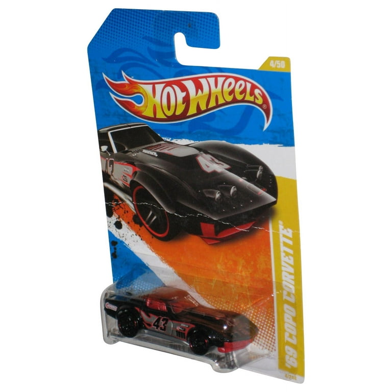 Hot Wheels 2011 New Models 4/50 (2010) Black '69 Copo Corvette Car