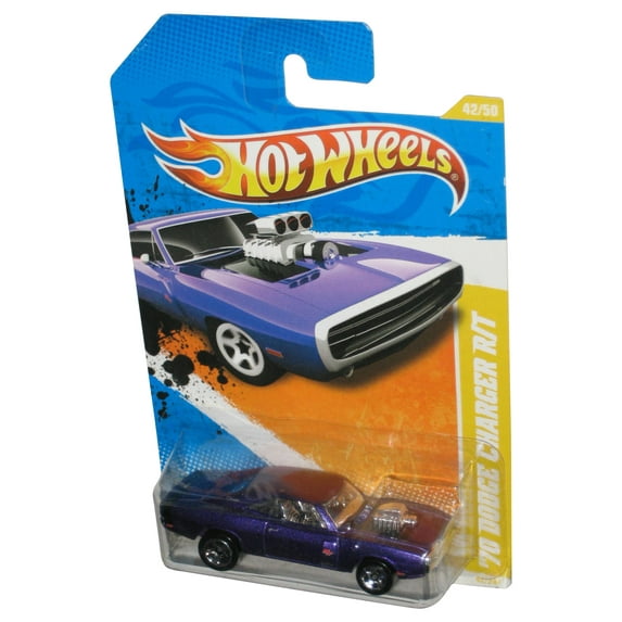 Hot Wheels 2011 New Models 42/50 Purple '70 Dodge Charger R/T Toy Car 42/244