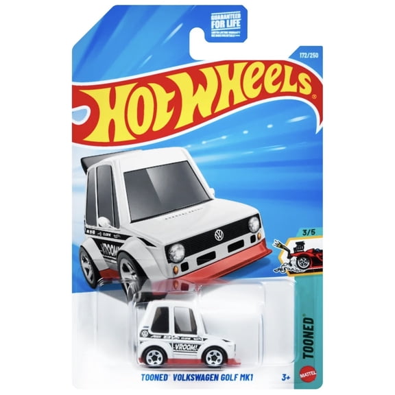 Hot Wheels Tooned Volkswagen Golf MK1 Tooned