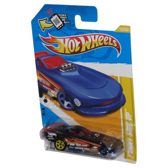 Hot Wheels 2012 New Models 10/50 Blue Funny Side Up Toy Car 10/247