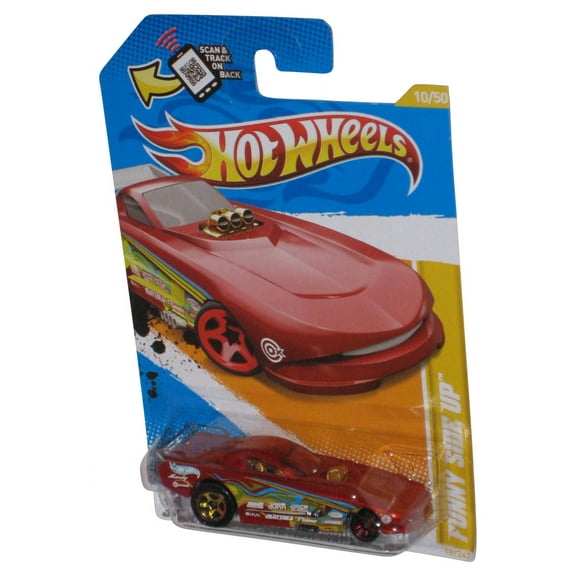 Hot Wheels 2012 New Models 10/50 Red Funny Side Up Toy Car 10/247