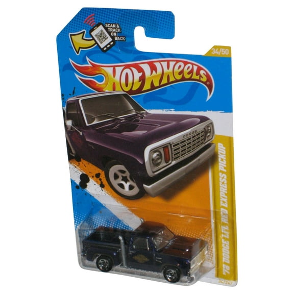 Hot Wheels 2012 New Models 34/50 Blue '78 Dodge Li'l Red Express Pickup Truck 34/247