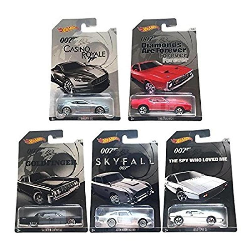 Hot Wheels 2015 exclusive James Bond 007 collection bundle of 5