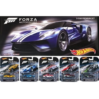 Hot Wheels FORZA Motorsport 5 Car Premium Set 2016 Mattel 50787
